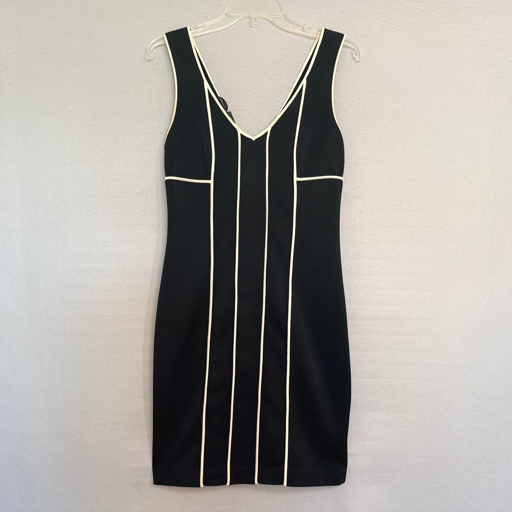 Jay Godfrey Colorblock Sheath Dress Womens Size 6 Piping Bodycon Career Office